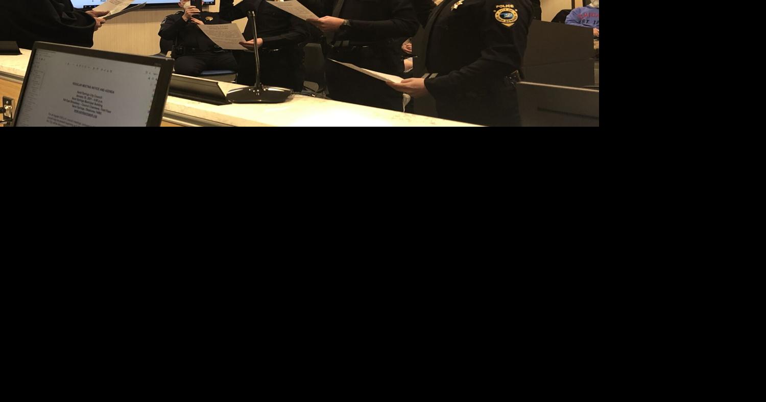 3 new Sand Springs police officers sworn in