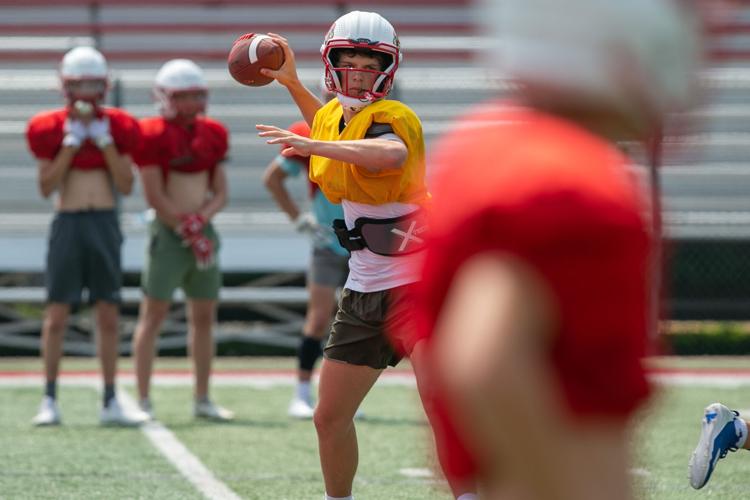 Collinsville spring football practice