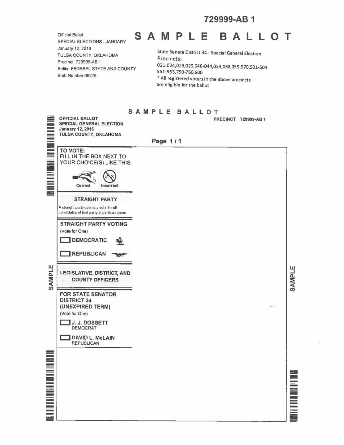 Sample Ballot Tulsaworld Com