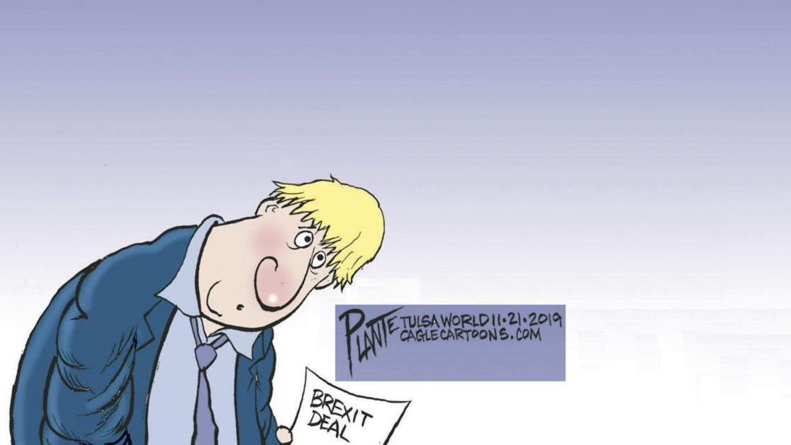 Bruce Plante Cartoon British Prime Minister Boris Johnson And Brexit Columnists Tulsaworld Com