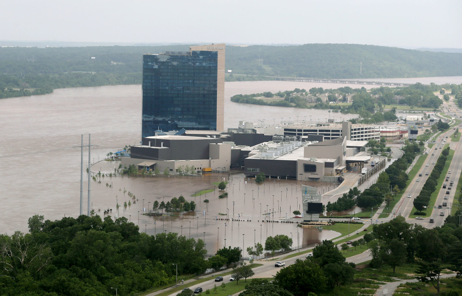 river spirit casino tulsa flood
