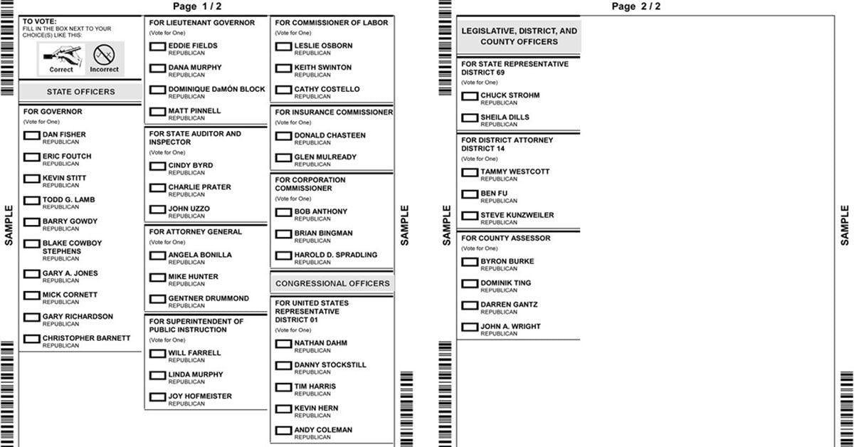 Get your sample ballot for the June 26 primary election 