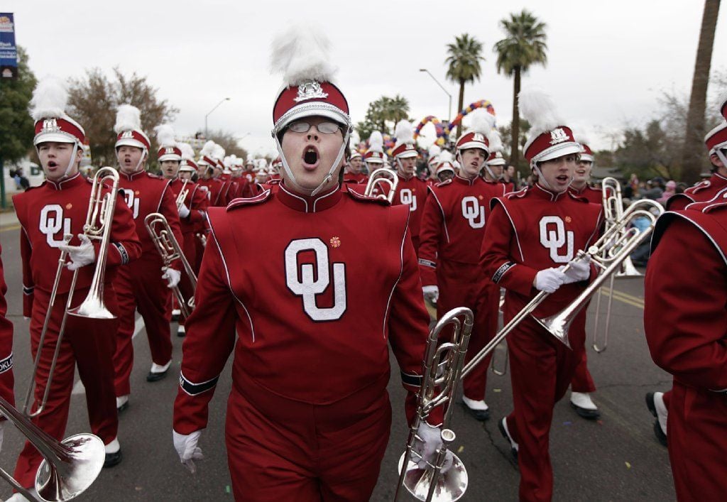 Photos OU marching band 'The Pride of Oklahoma' uniforms in the past