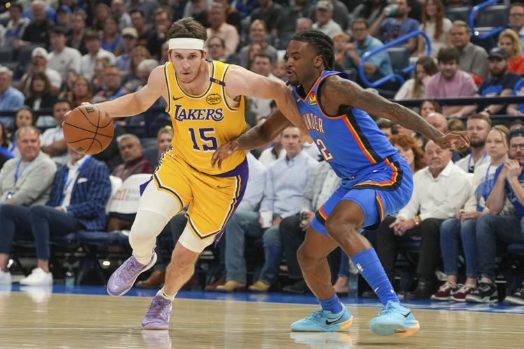 Lakers Thunder Basketball