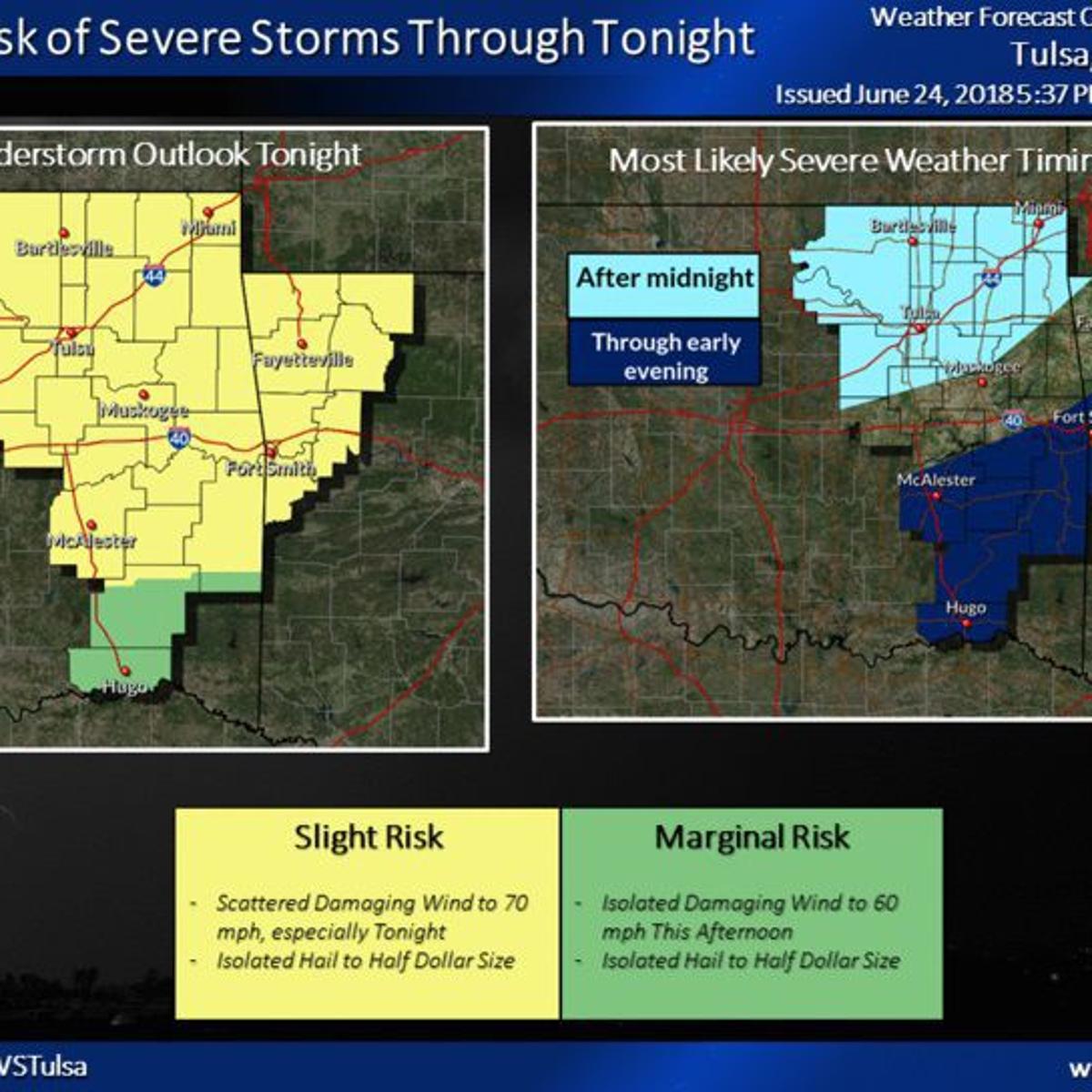 Update Overnight Thunderstorms Leave Behind Damage Power Outages In Eastern Oklahoma Latest Headlines Tulsaworld Com