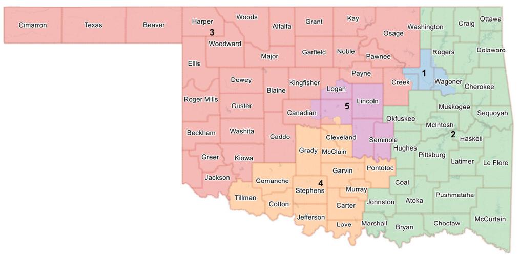 Oklahoma County Precinct Map Proposal For 1St Congressional District Would Drop Washington County, Add  Sapulpa | Govt-And-Politics | Tulsaworld.com