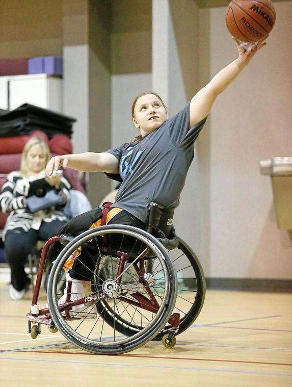Paralympic dreams Wheelchair basketball player from Tulsa enjoys first