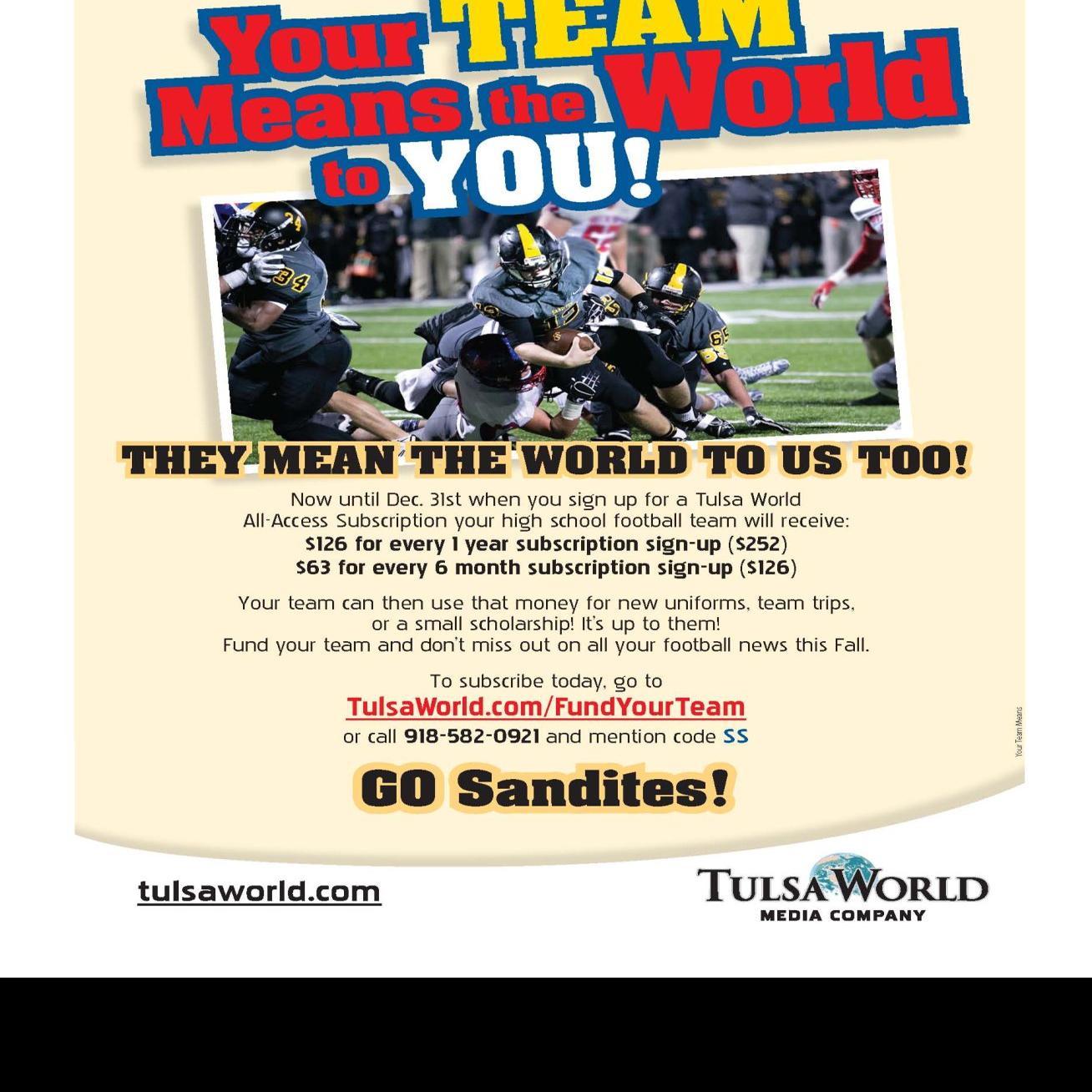 Fund Your Team Tulsa World Is Giving Back To High School Teams