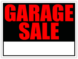 Garage sale sign placement and regulations