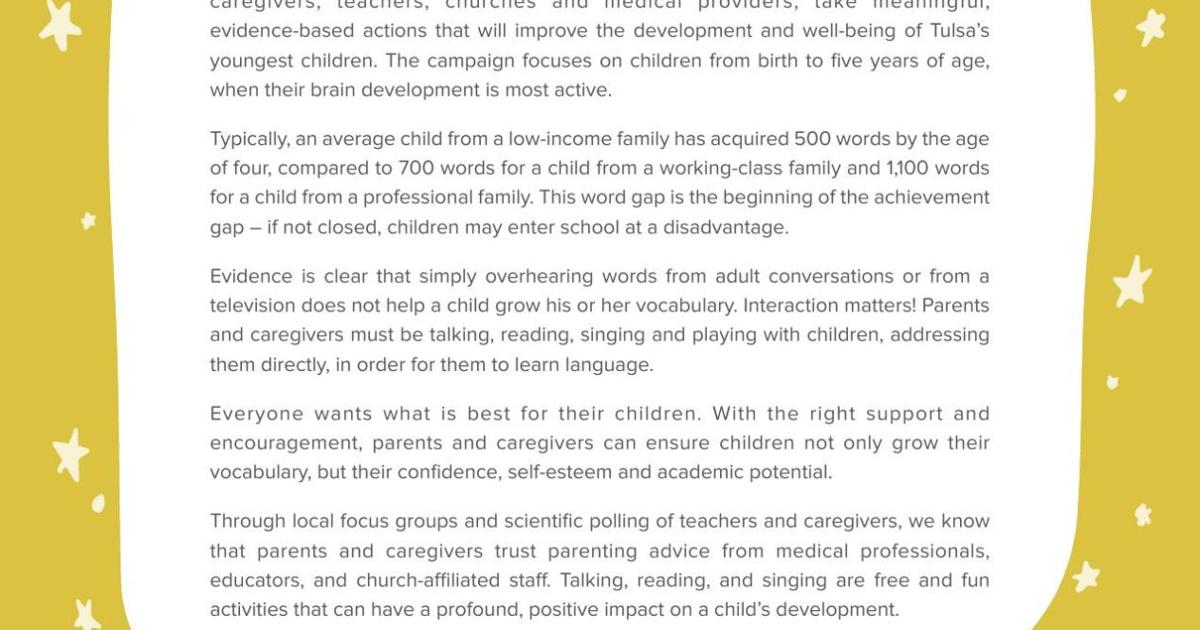 What is Talking is Teaching?