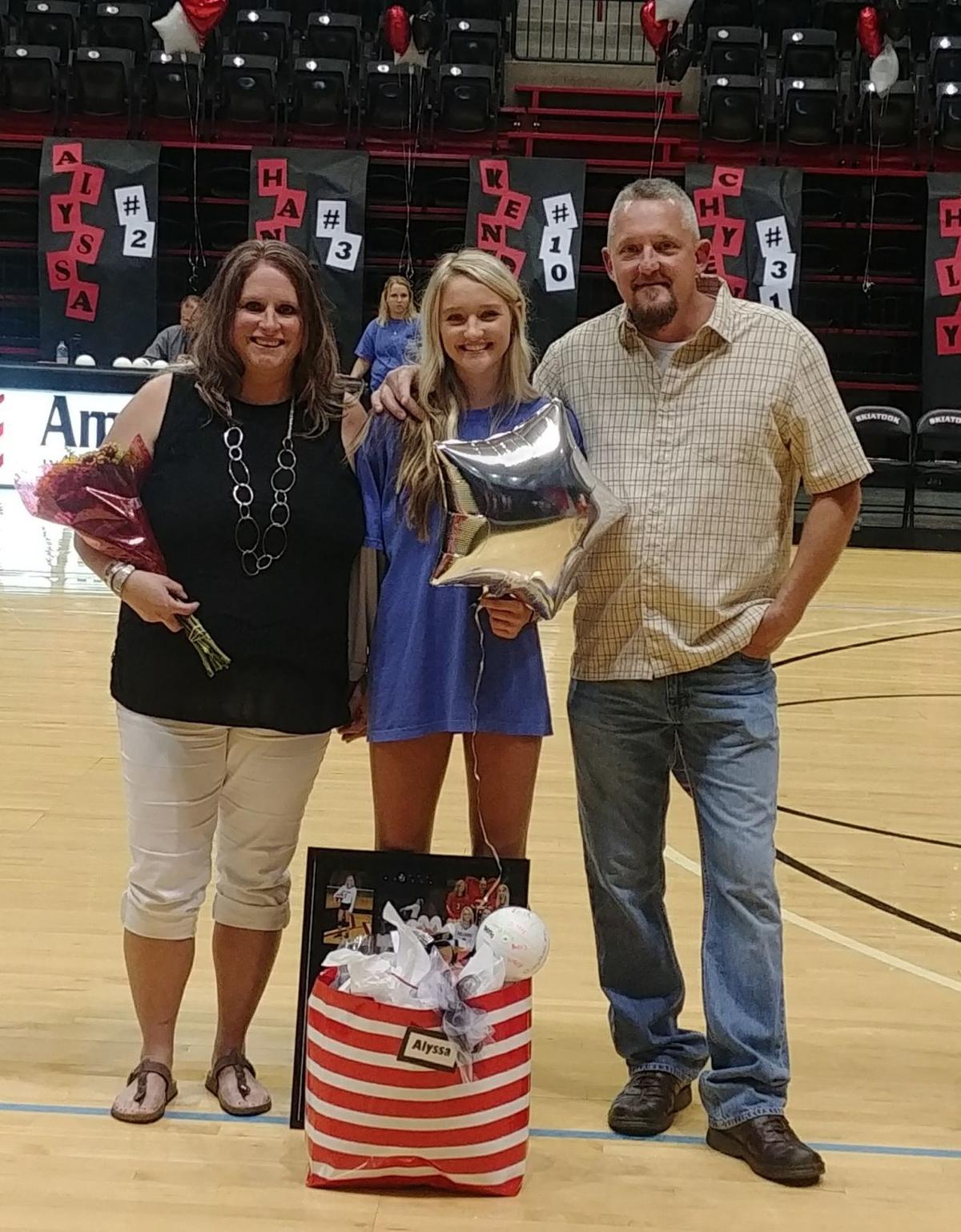 Volleyball celebrates seniors Sports