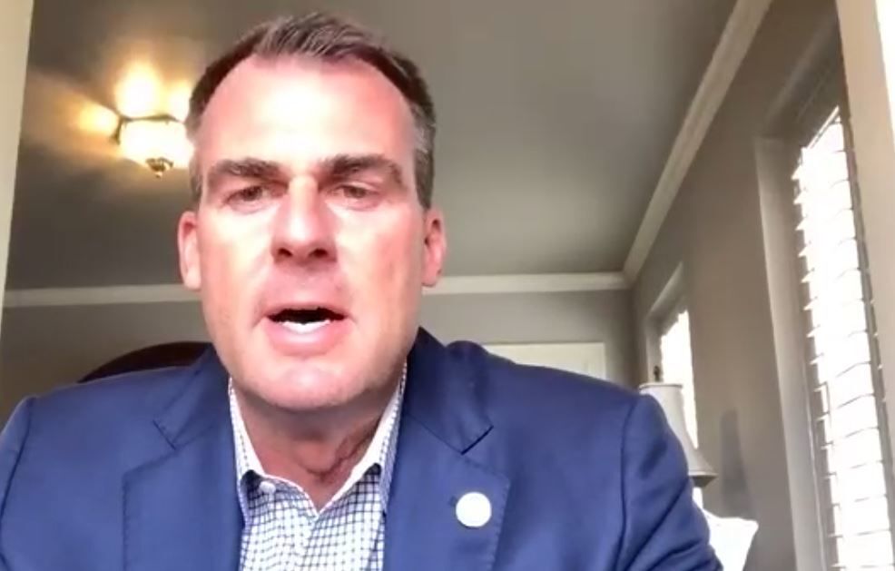 Gov. Stitt says he feels well, misses family after testing positive for ...