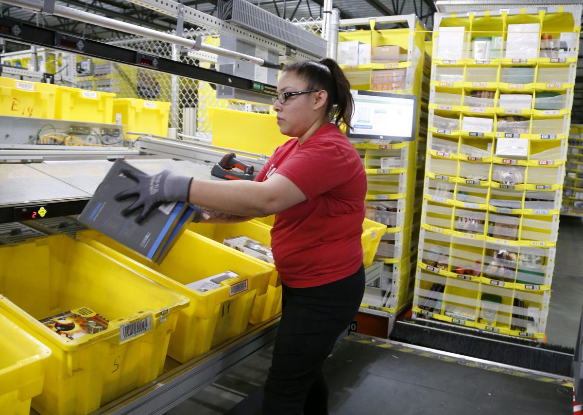 Inside a Amazon fulfillment center like the one being built in Tulsa