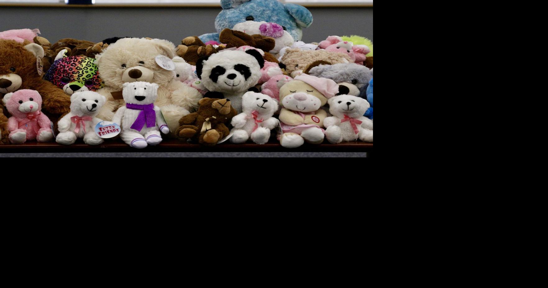 Call center employees give police hundreds of teddy bears for ...