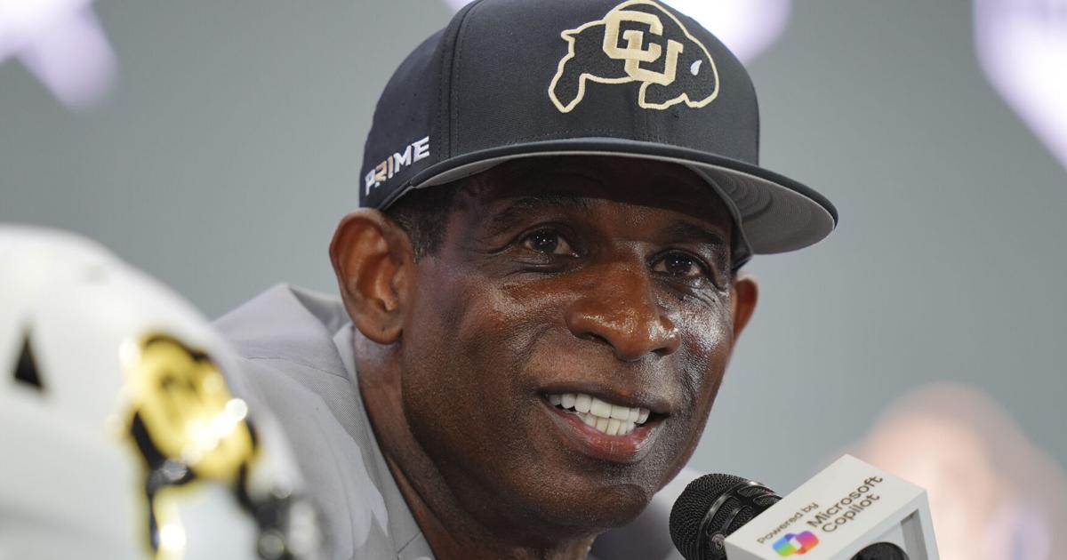 Deion sends out his love from Big 12 Media Days stage | Berry Tramel’s ScissorTales