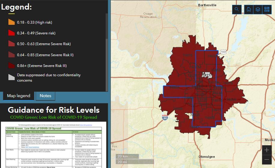 Tulsa Co covid Nos. 1-19-22