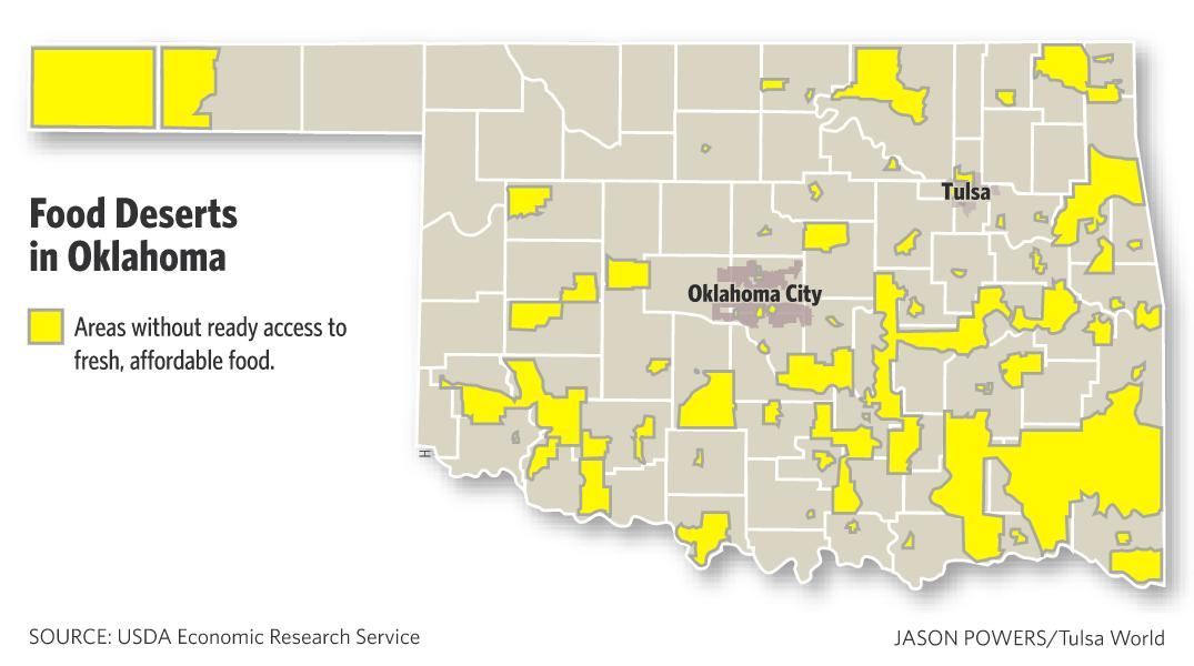 Hunger in Metro Tulsa People living in food desert areas juggle