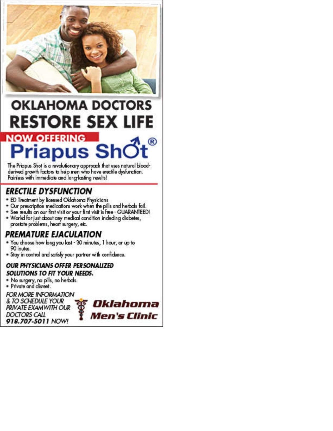 Now Offering Priapus Shot