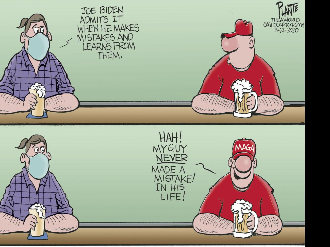 Bruce Plante Cartoon Biden S Mistakes Columnists Tulsaworld Com