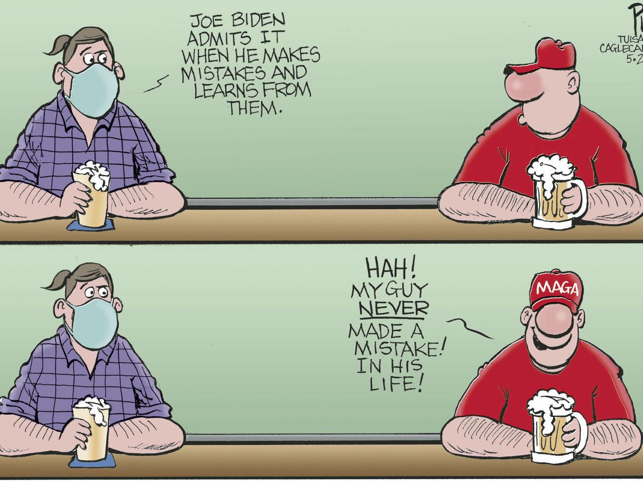 Bruce Plante Cartoon Biden S Mistakes Columnists Tulsaworld Com