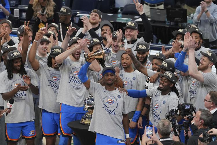 APTOPIX Thunder Timberwolves Basketball