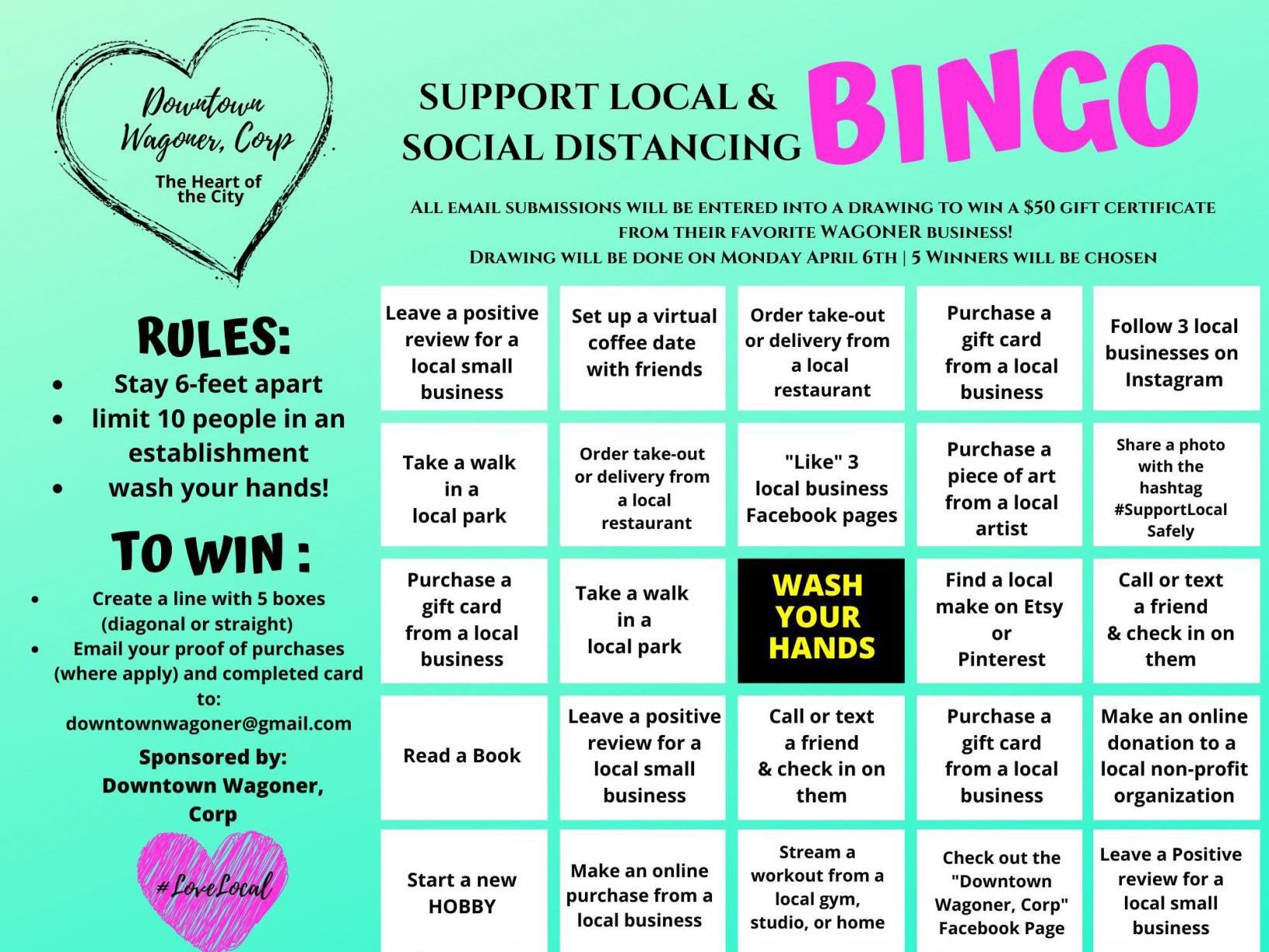 Virtual Bingo Begins With Chance To Win One Of Five 50 Gift Cards News Tulsaworld Com