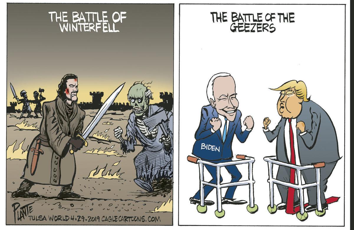 Bruce Plante Cartoon President Donald Trump And Dr Fauci Columnists Tulsaworld Com