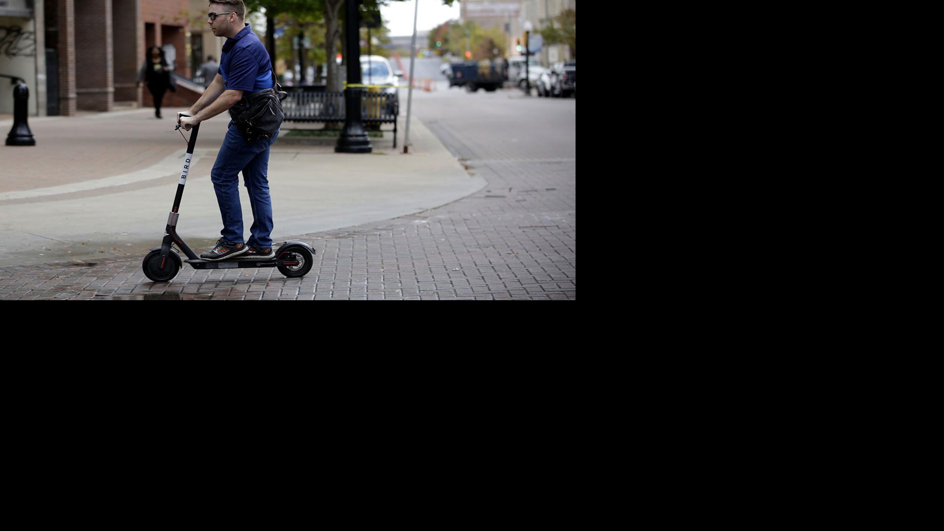 Can you ride the new electric scooters on the sidewalk? Here are the