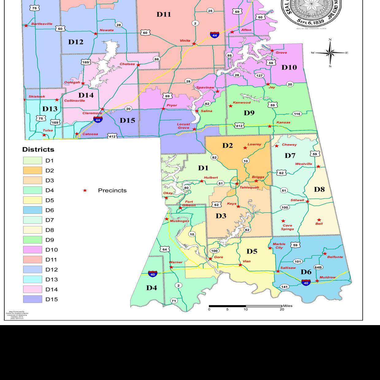 Cherokee Nation 14 County Map Cherokee Nation General Election Saturday, June 27 | News | Tulsaworld.com