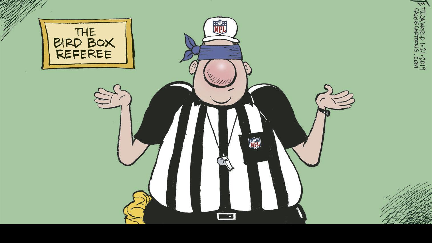 Bruce Plante Cartoon Nfl Referees Tulsaworld Com Editorial cartoons always catch the eye. bruce plante cartoon nfl referees