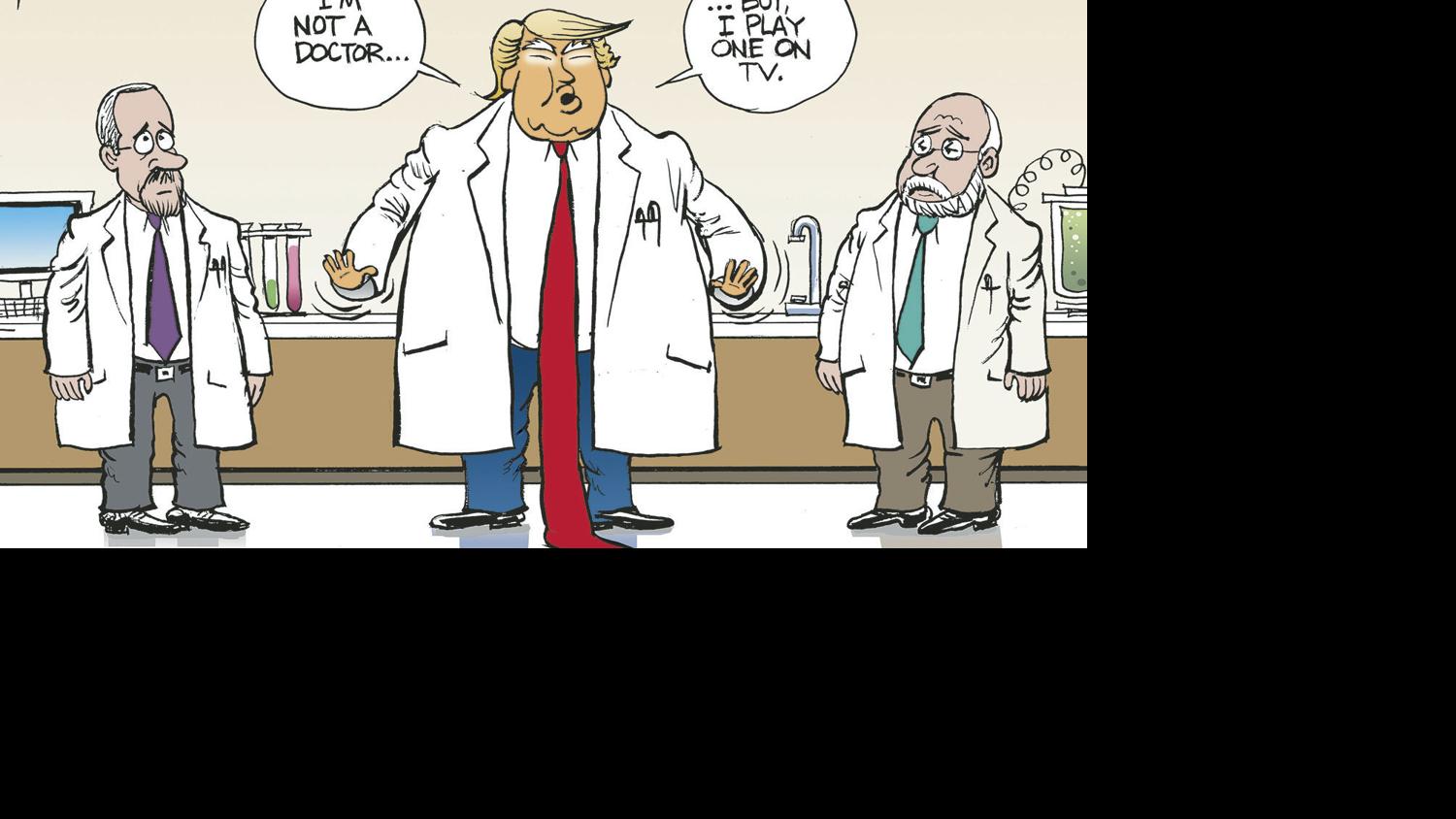 Bruce Plante Cartoon Dr Trump Columnists Tulsaworld Com