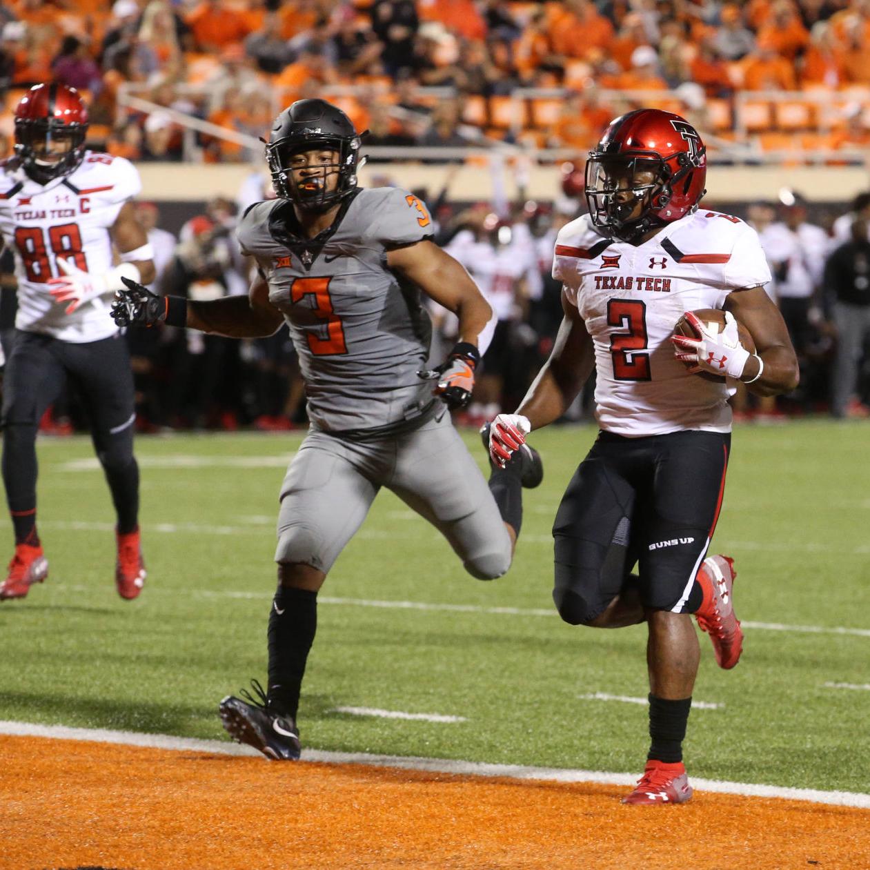 Texas Tech At No 15 Osu Red Raiders Roll In Second Half Blow
