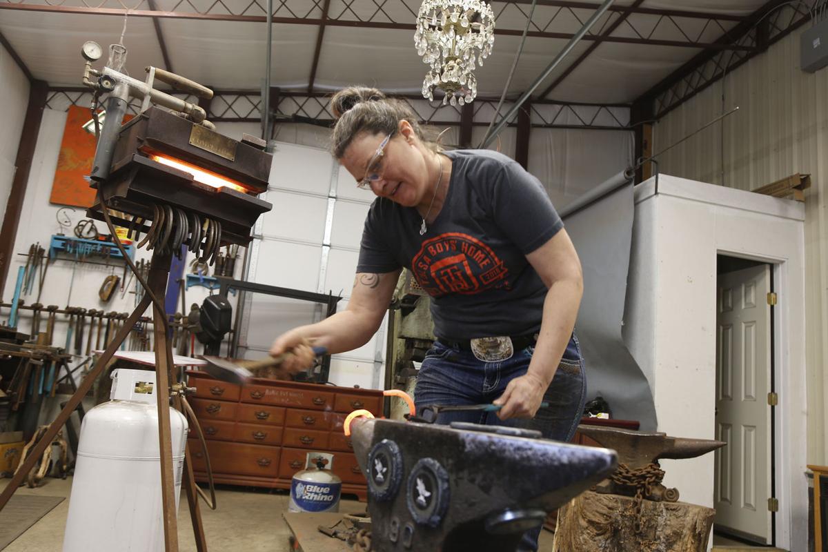 Horse Power Artist Blacksmith Holly Fisher Channels Love Of