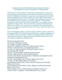 TMM Say No to Hate resolution