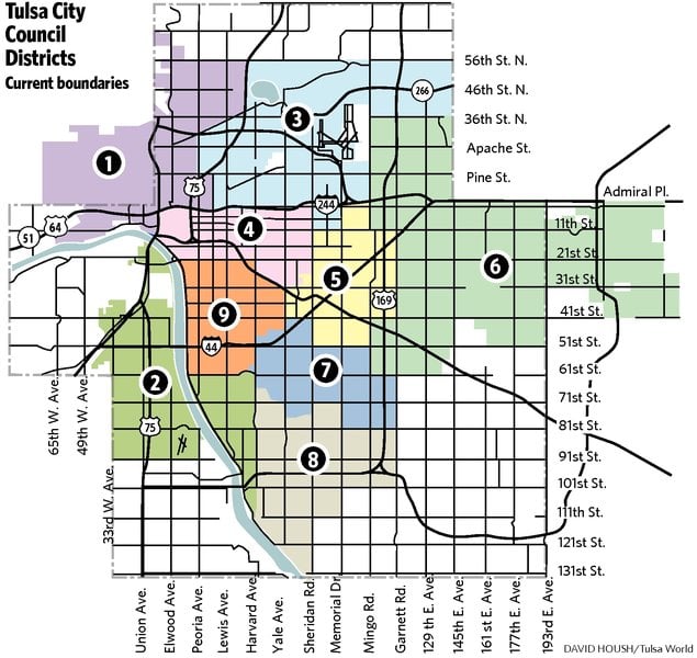 Tulsa City Limits Map - Tyler Texas Zip Code Map