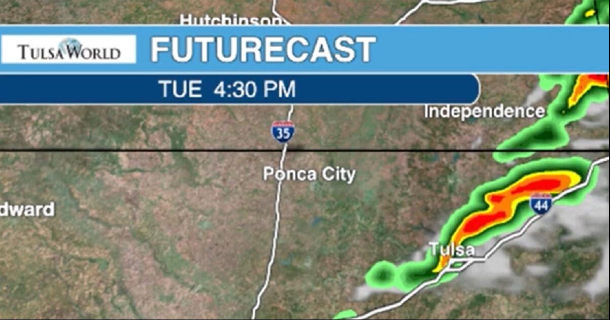 Severe weather in Oklahoma Tuesday