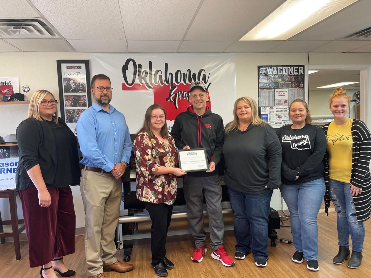 Wagoner chamber sign and banner giant Oklahoma GraphX