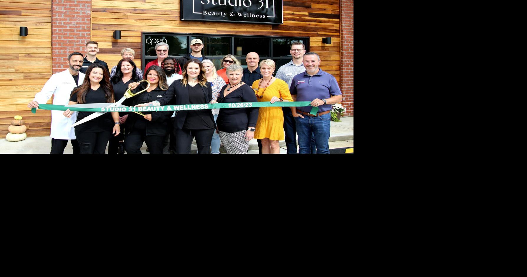 New beauty, wellness clinic, Studio 31, cuts ribbon with Owasso Chamber
