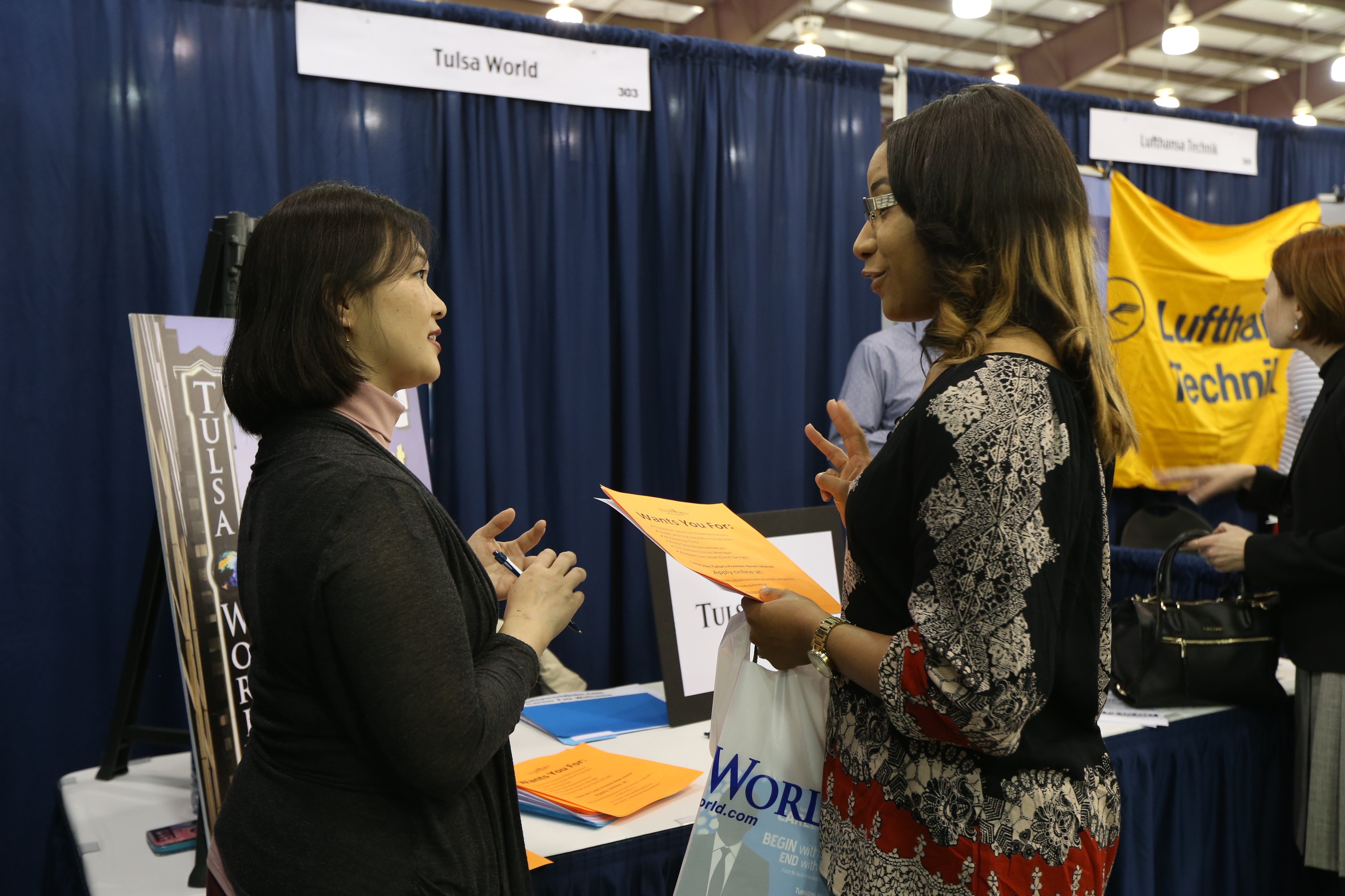 Tulsa World Career Fair Job Seekers