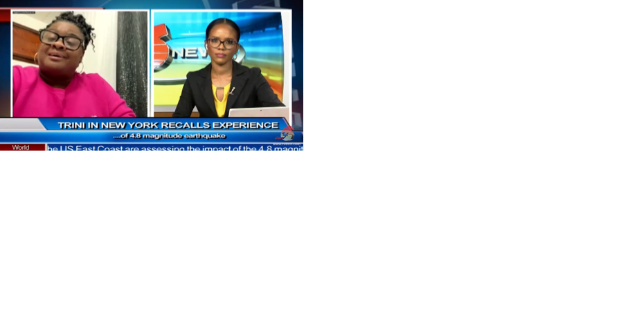 TRINI IN NEW YORK RECALLS EXPERIENCE OF 4.8 MAGNITUDE EARTHQUAKE - Vimarsana News