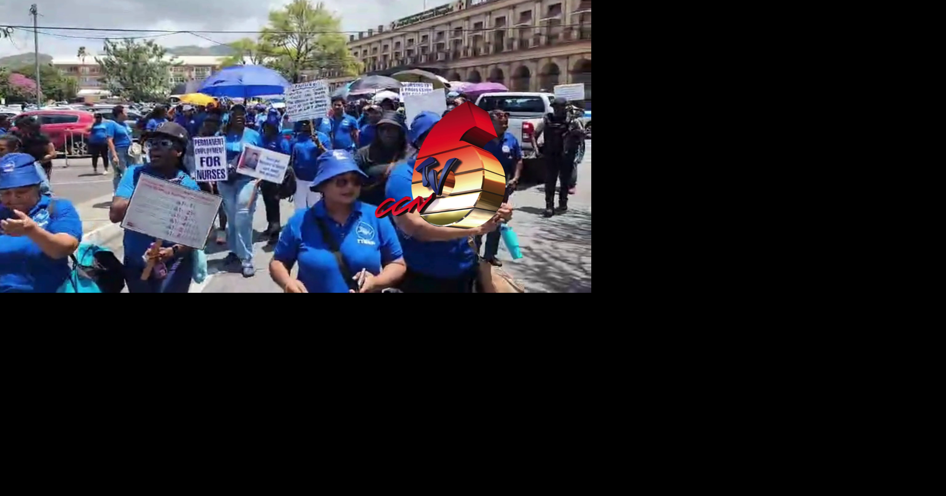 NURSES PROTEST IN PORT OF SPAIN OVER OUTSTANDING PAYMENTS