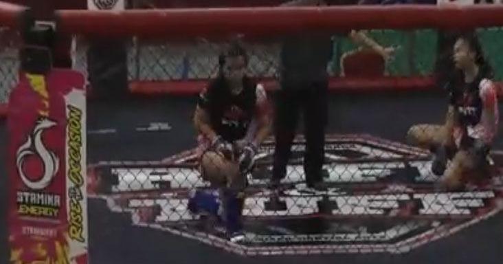 CINEMATIC SHOCKER AT MMA CHAMPIONSHIPS