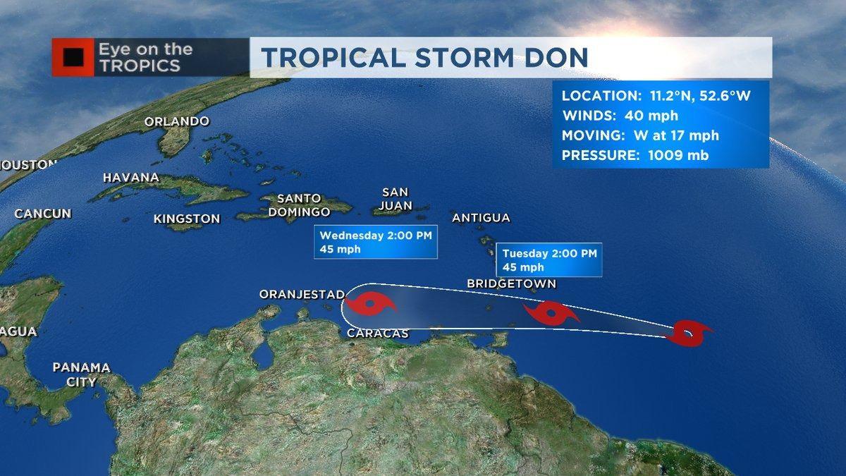 Tropical Storm Don forms Local News