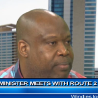 MINISTER ZAKOUR MEETS WITH ROUTE 2 MAXI TAXI