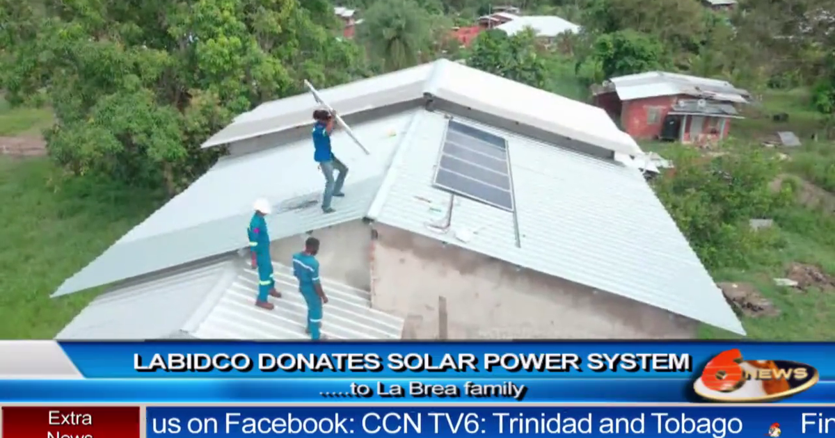 Labidco LABIDCO donates solar power system to La Brea family | Local News ...