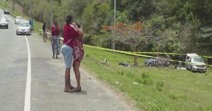 TWO DIE IN TOBAGO CRASH