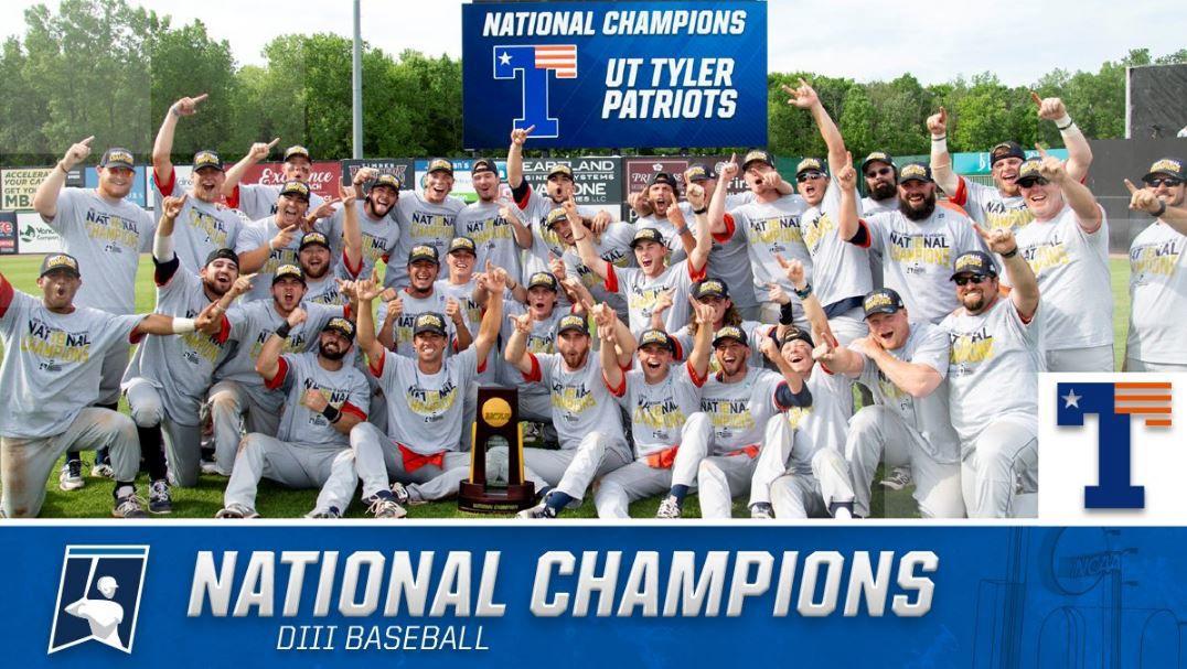UT Tyler Patriots win national baseball championship College
