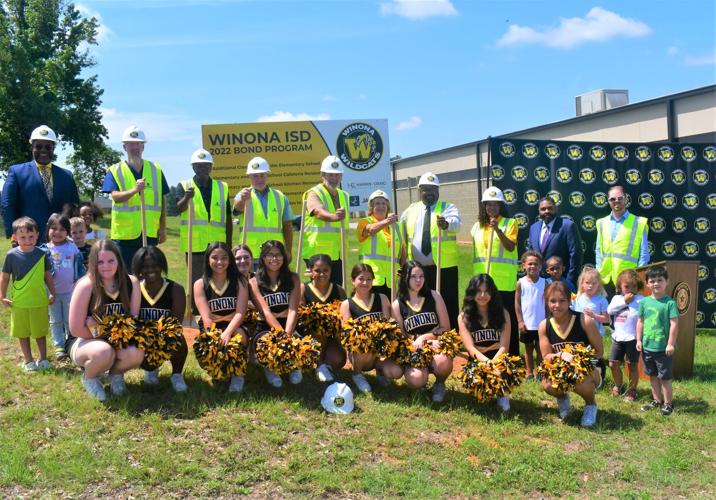 Winona ISD hosts groundbreaking for upgrades to elementary middle