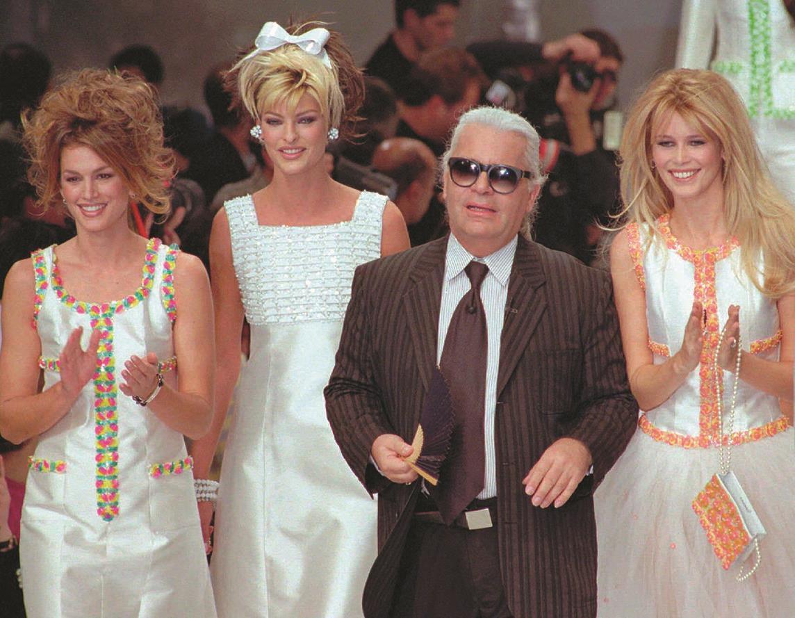 A Look Back At Designer Karl Lagerfeld's Iconic Fashion Career In