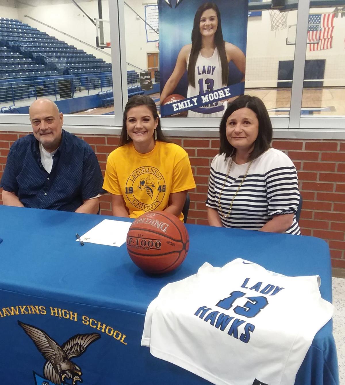 Hawkins Emily Moore Signs With Letourneau Basketball College Tylerpaper Com